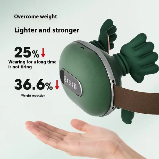 Neck Shoulder Massager Deep Tissue Shiatsu Back Cervical Massage Machine Bionic Fatigue Relief Relax Muscle 3Level Master Hand