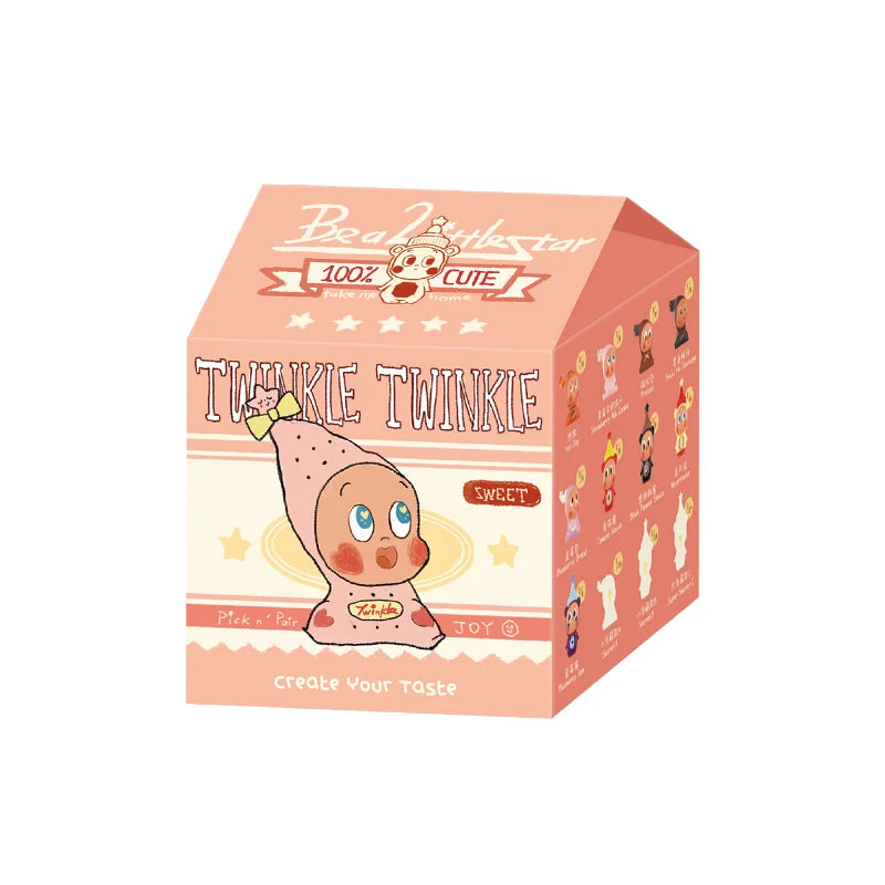 POP MART Twinkle Twinkle Create Your Taste Series Figures B Mystery Box 1PC/9PCS POPMART Blind Box Cute Figurine Toy