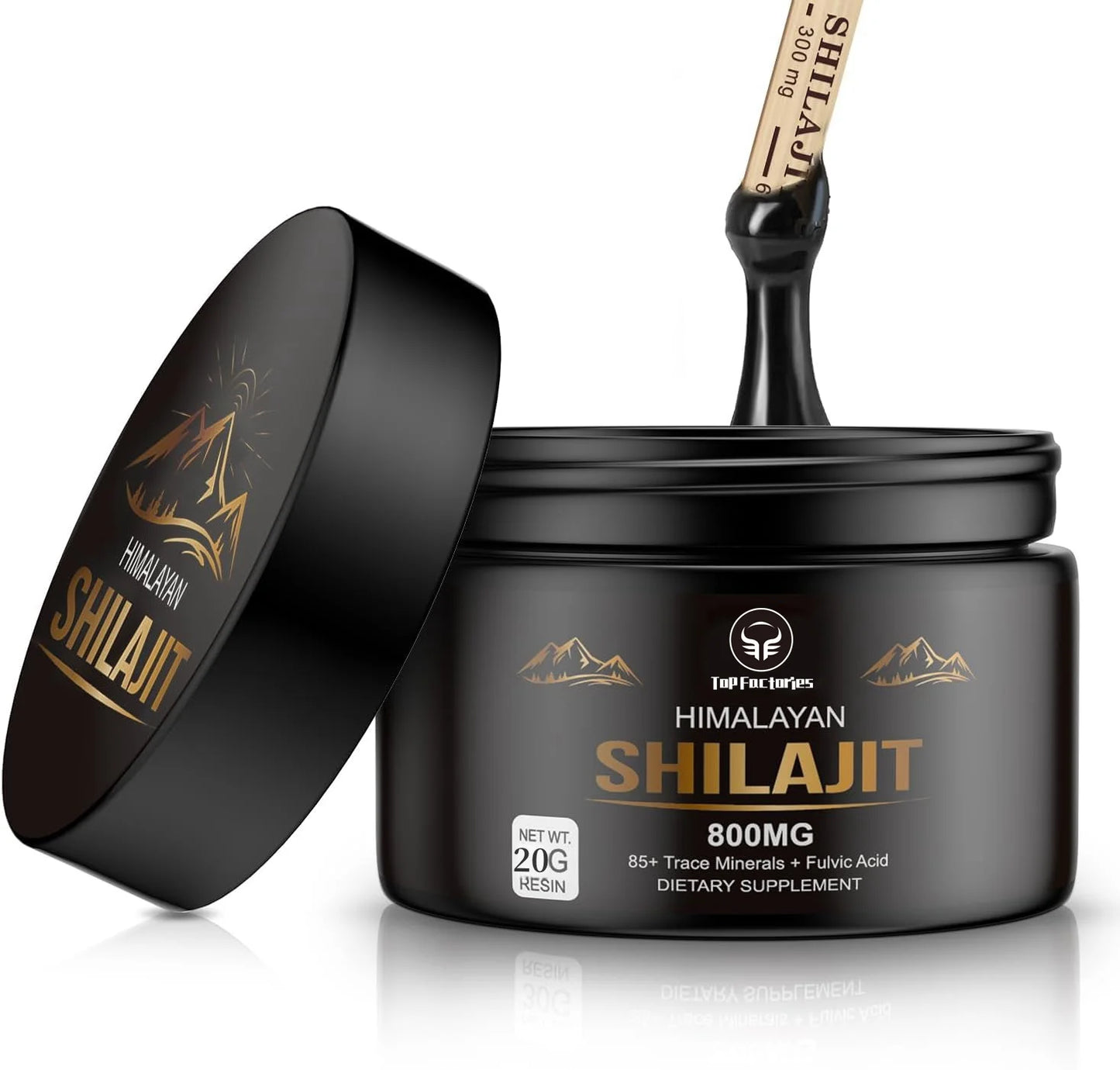 Pure Himalayan Shilajit Resin | 85+ Trace Minerals & Fulvic Acid – 50g