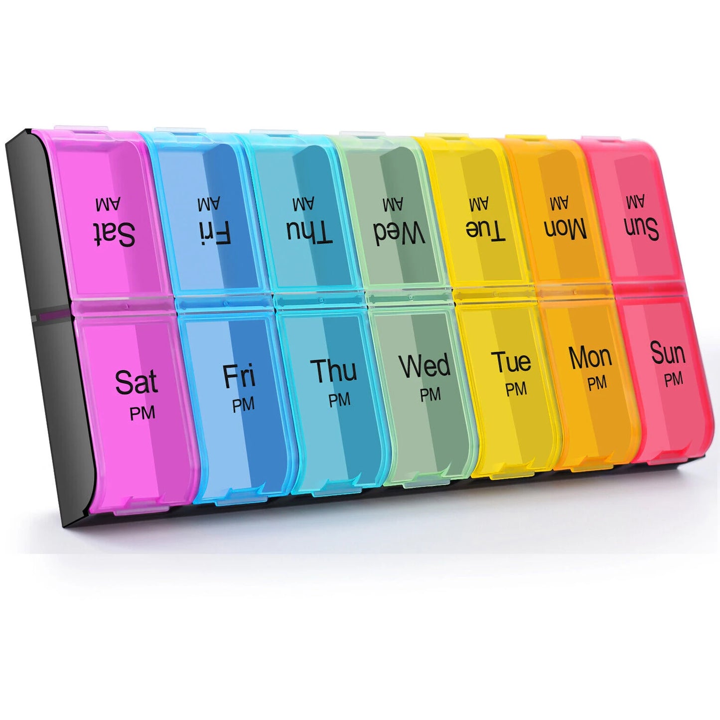 Extra Large Pill Organizer, Weekly XL AM PM Pill Case, 7 Day Pill Box Twice A Day, Daily Medicine Organizer