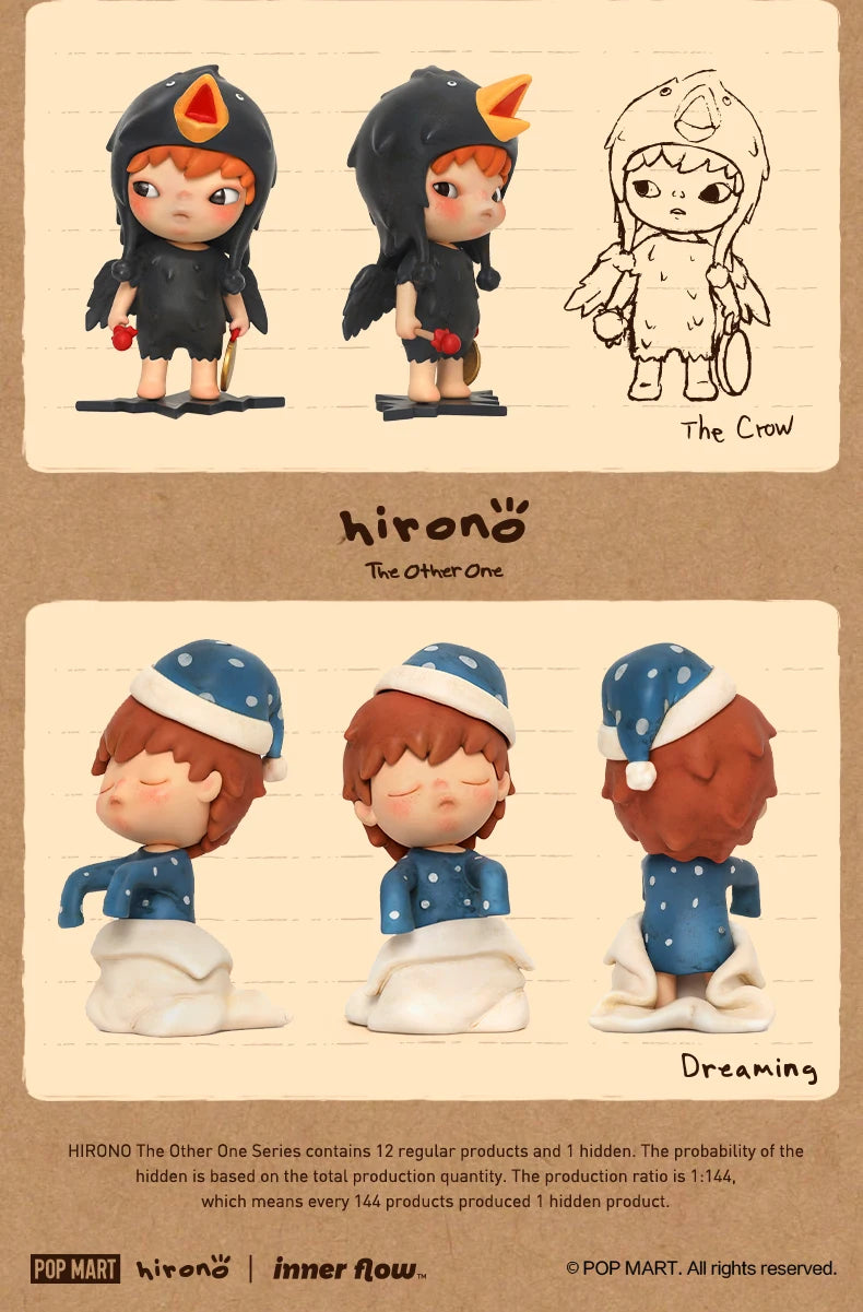 POP MART HIRONO The Other One Series Mystery Box 1PC/12PC Cute Gift Kid Toy Action Figures