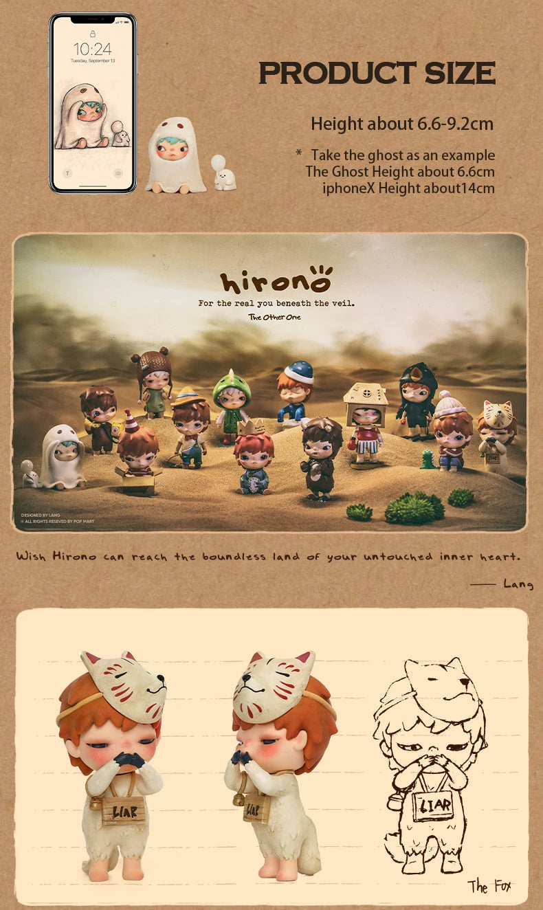 POP MART HIRONO The Other One Series Mystery Box 1PC/12PC Cute Gift Kid Toy Action Figures