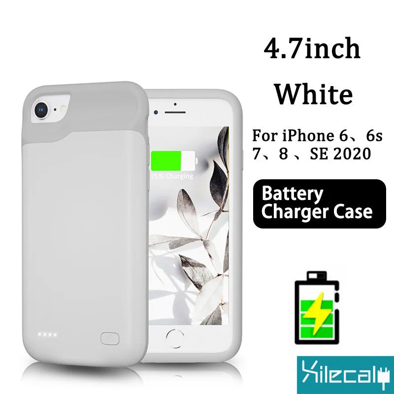 iPhone Battery Case | Slim Charging Power Case for iPhone 6–15 Series