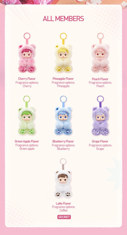 POP MART HACIPUPU Gummy Bear Series-Vinyl Plush Pendant Mystery Box 1PC/6PCS POP MART Blind Box