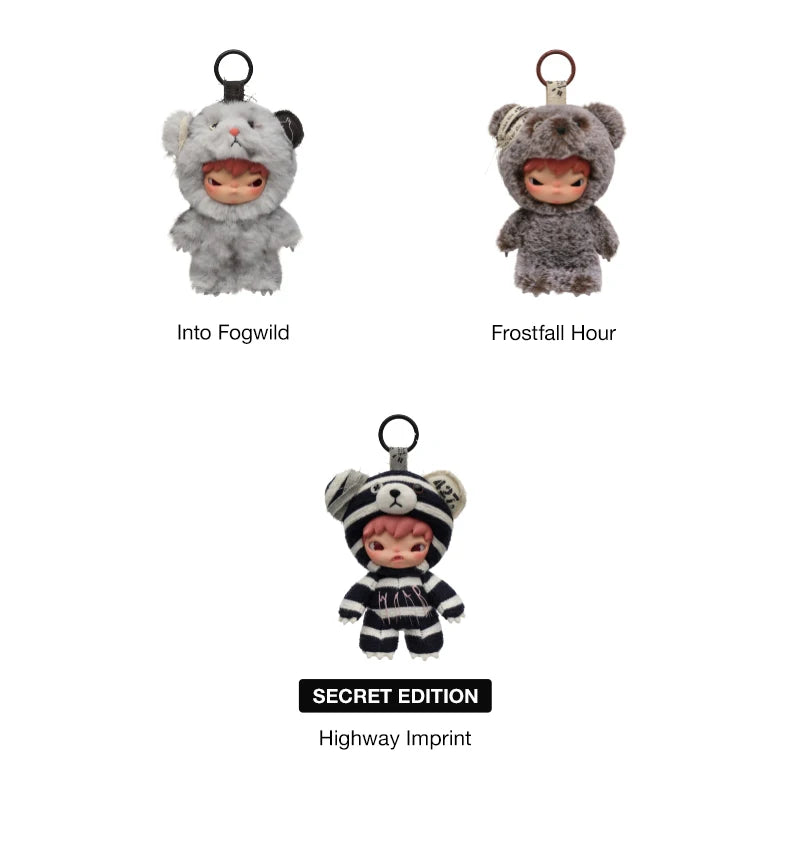POP MART Hirono Road Journal Series-Plush Doll Pendant Blind Box 1PC/6PCS