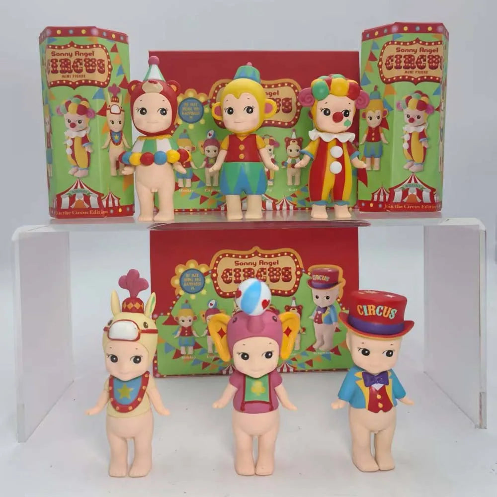 Sonny Angel Circus Series Blind box Action Figures Cute Mysterious Surprise Toy Anime Model Doll Child Christmas Gift