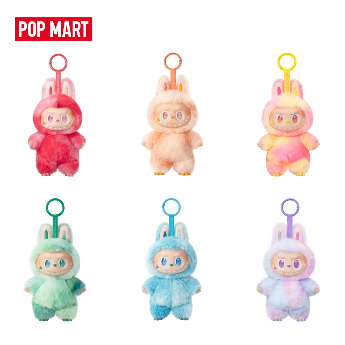 POP MART THE MONSTERS Big into Energy Series-Vinyl Plush Pendant Blind Box 1PC/6PCS Mystery Box