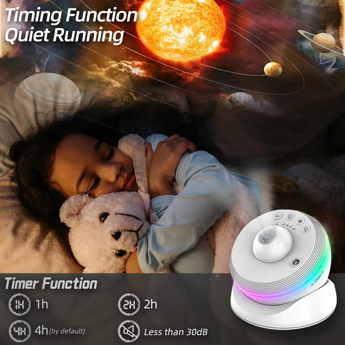 Galaxy Star Projector 13-in-1 | 4K HD Planetarium & Nebula Night Light