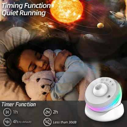 Galaxy Star Projector 13-in-1 | 4K HD Planetarium & Nebula Night Light