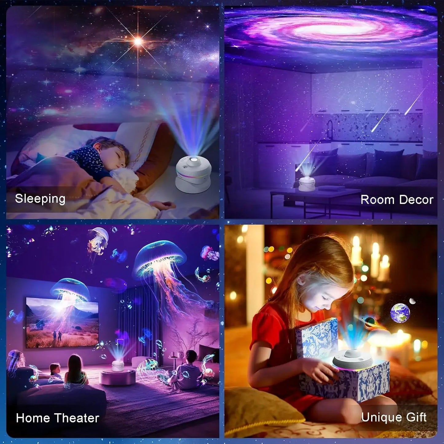Galaxy Star Projector 13-in-1 | 4K HD Planetarium & Nebula Night Light