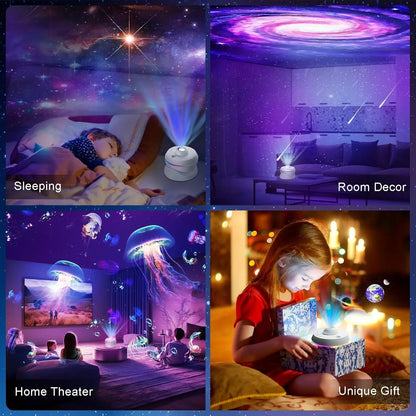Galaxy Star Projector 13-in-1 | 4K HD Planetarium & Nebula Night Light