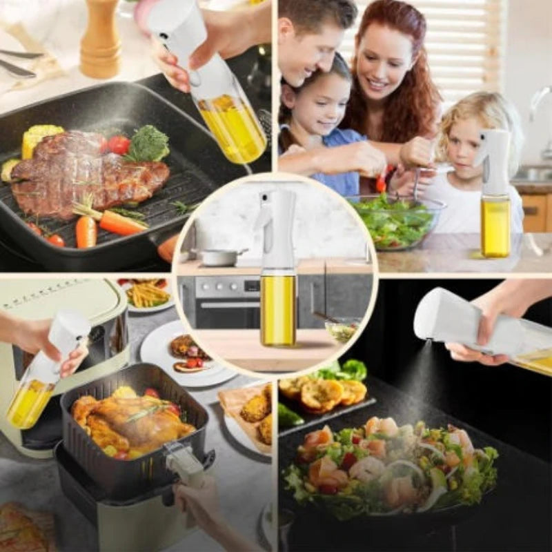 Spray Bottle Glass Kitchen Household Air Fryer Spray Bottle Edible Oil Spray Bottle Spray Bottle Atomized Mist Oil Tank