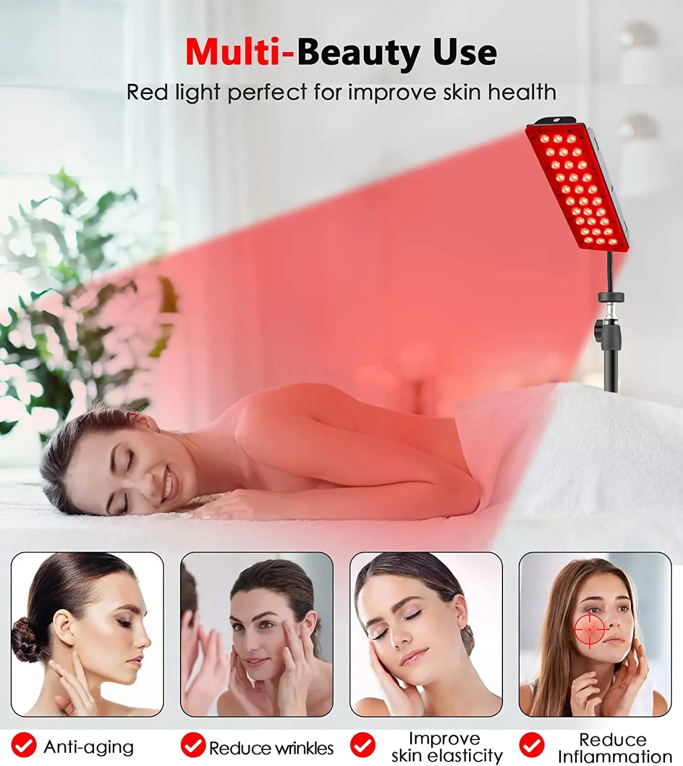 Near Infrared Light sauna For Full Body Face LED Red Light Healthcare Lamp  for Joint Muscle Relieve Beauty Health Gadget health