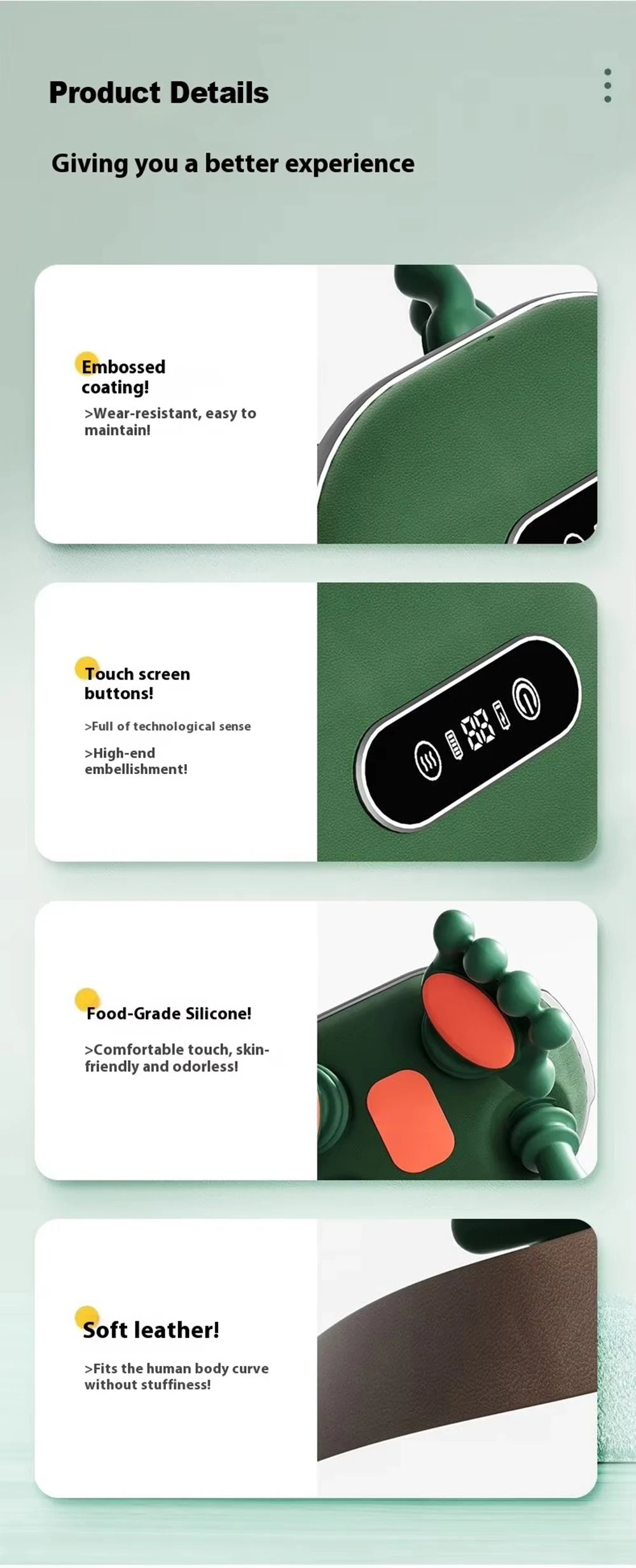 Neck Shoulder Massager Deep Tissue Shiatsu Back Cervical Massage Machine Bionic Fatigue Relief Relax Muscle ﻿3Level ﻿Master Hand