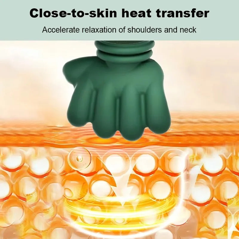 Neck Shoulder Massager Deep Tissue Shiatsu Back Cervical Massage Machine Bionic Fatigue Relief Relax Muscle ﻿3Level ﻿Master Hand