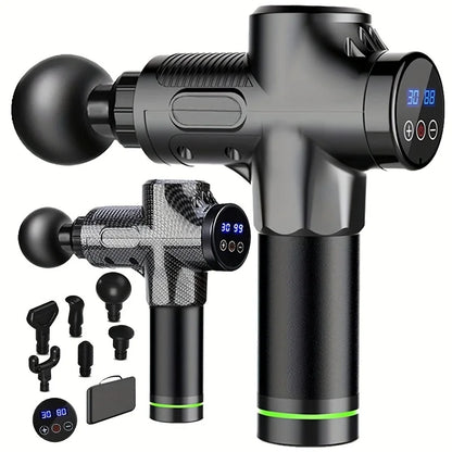 Portable Fascia Massage Gun | Deep Tissue Percussion Massager for Body & Neck