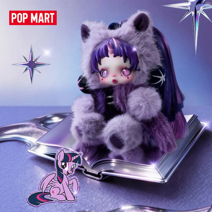 POP MART θ SKULLPANDA × My Little Pony Series Plush Doll Pendant Blind Box Mystery Box 1PC/6PCS