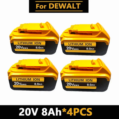 Original for DEWALT 20v/60V battery DCB606 DCB609 DCB182 DCB205 DCB206 DCB209 power tool 18V battery 6AH 9AH battery.