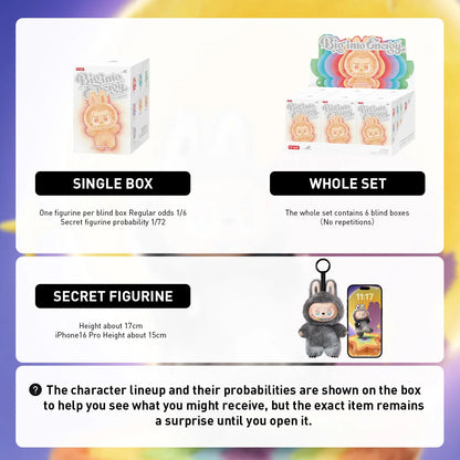 POP MART THE MONSTERS Big into Energy Series-Vinyl Plush Pendant Blind Box 1PC/6PCS Mystery Box