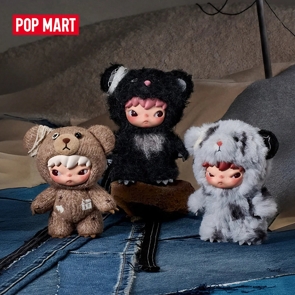 POP MART Hirono Road Journal Series-Plush Doll Pendant Blind Box 1PC/6PCS