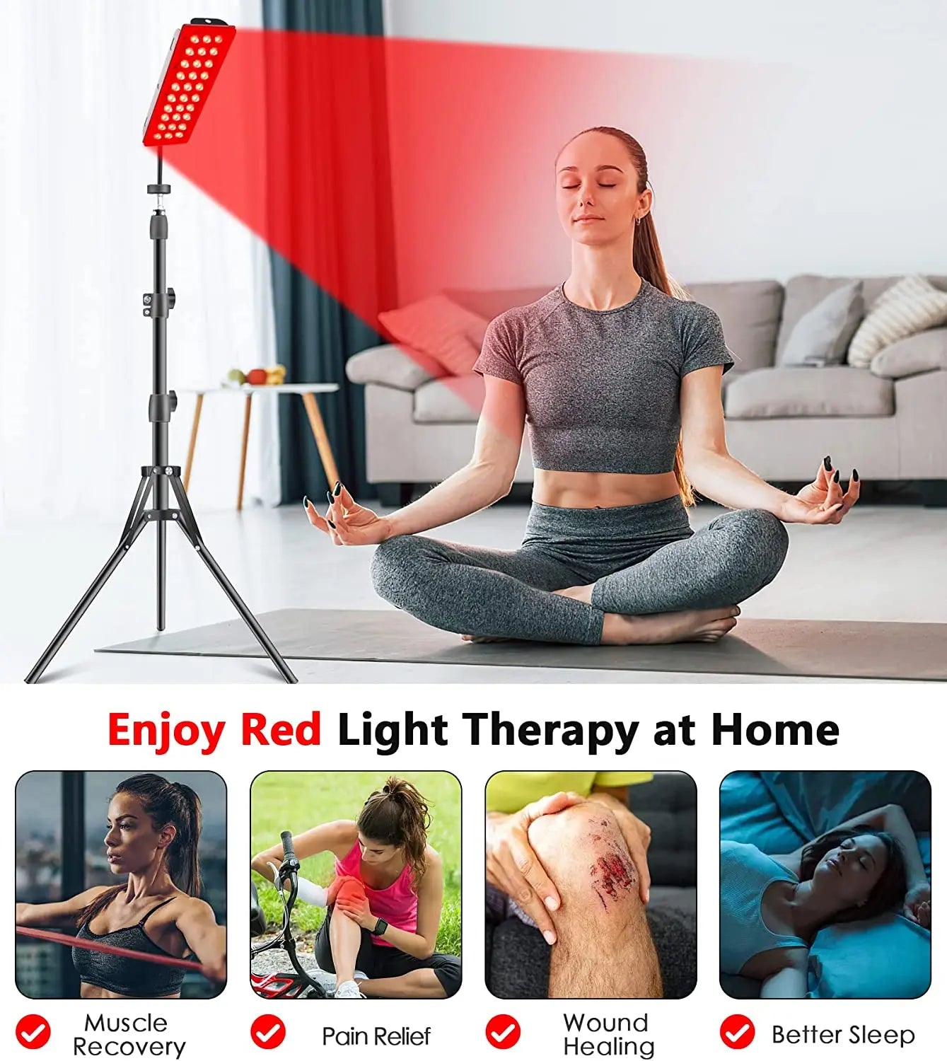 Near Infrared Light sauna For Full Body Face LED Red Light Healthcare Lamp  for Joint Muscle Relieve Beauty Health Gadget health