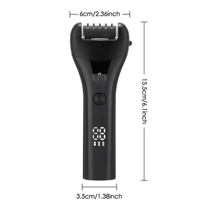 Electric Foot Grinder with Digital Display Rechargeable Callus Remover IPX4 Portable Foot File Heel Dead Skin Callu Removal Tool