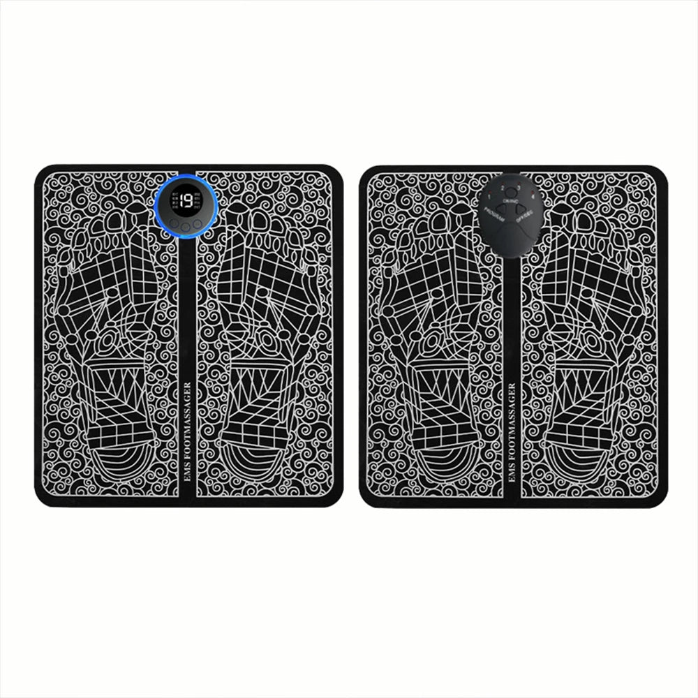 EMS Electric Foot Massager Pad | Acupoint Muscle Stimulator & Relaxation Mat