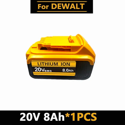 Original for DEWALT 20v/60V battery DCB606 DCB609 DCB182 DCB205 DCB206 DCB209 power tool 18V battery 6AH 9AH battery.