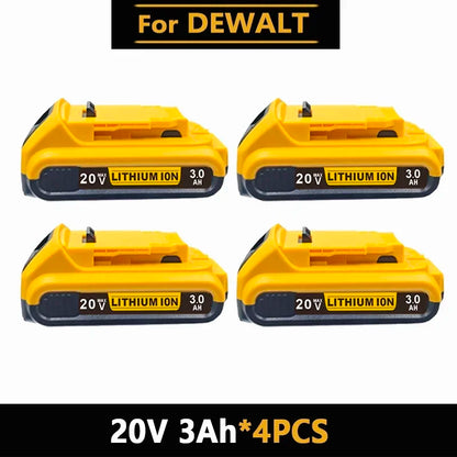 Original for DEWALT 20v/60V battery DCB606 DCB609 DCB182 DCB205 DCB206 DCB209 power tool 18V battery 6AH 9AH battery.