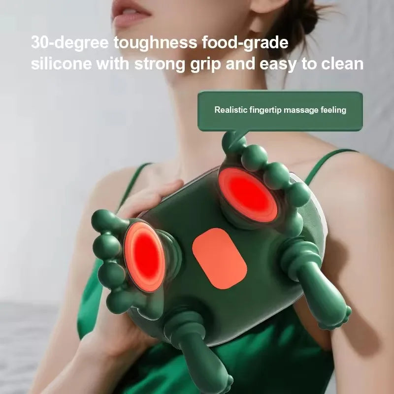 Neck Shoulder Massager Deep Tissue Shiatsu Back Cervical Massage Machine Bionic Fatigue Relief Relax Muscle ﻿3Level ﻿Master Hand