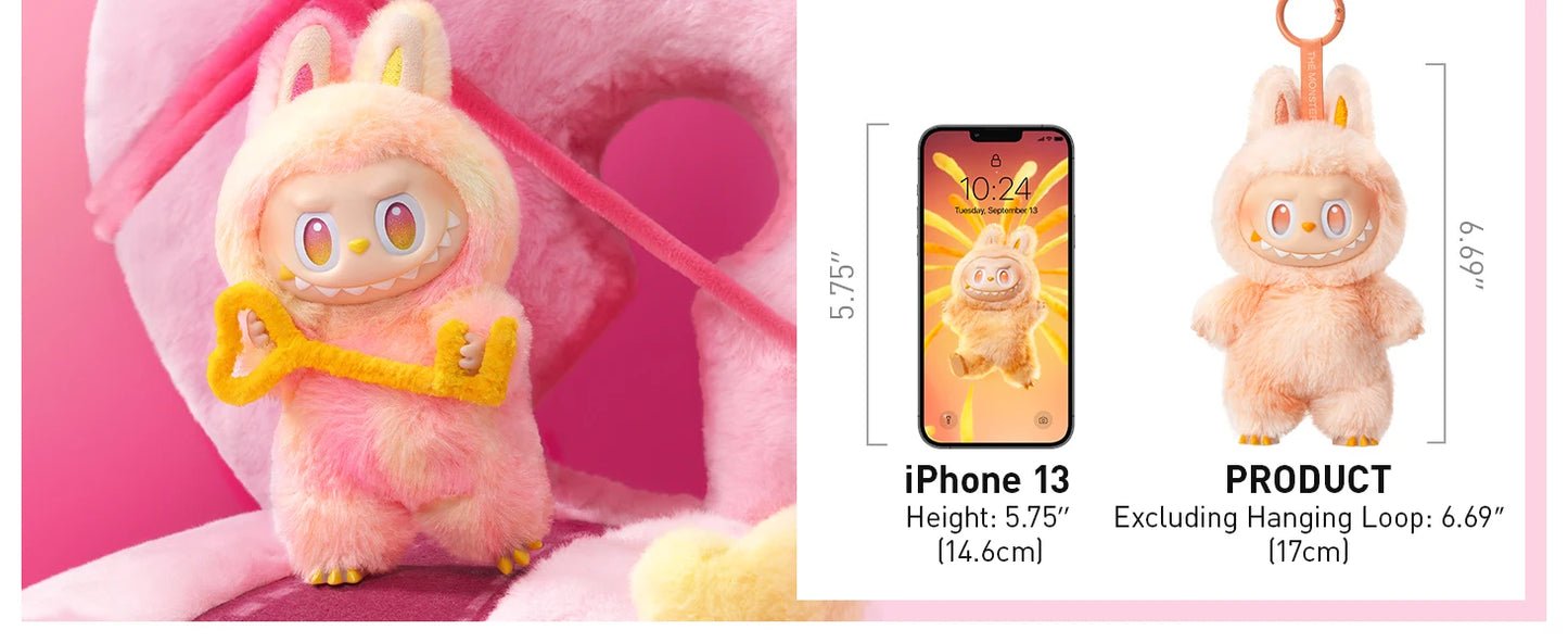 POP MART Labubu Doll The Monsters Big into Energy Series Blind Box Random Vinyl Pendant Collectible Plush Toy Figure Gift