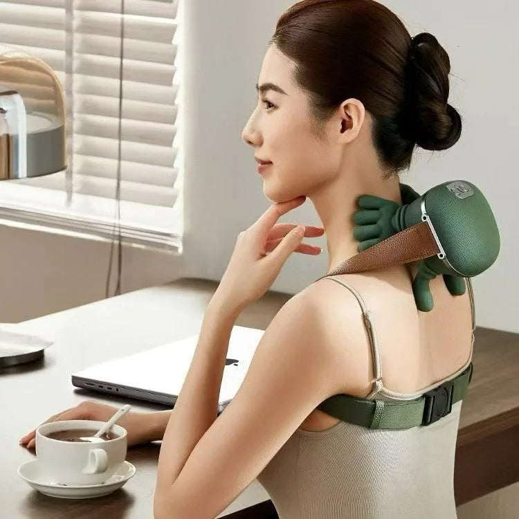 Electric Shiatsu Neck & Back Massager – Deep Kneading Muscle Relief