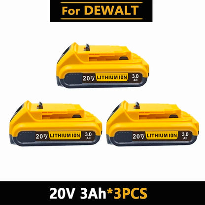 Original for DEWALT 20v/60V battery DCB606 DCB609 DCB182 DCB205 DCB206 DCB209 power tool 18V battery 6AH 9AH battery.