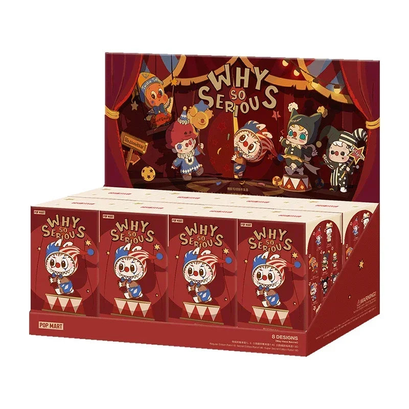 POP MART WHY SO SERIOUS Series Vinyl Mystery Blind Box Home Decor Desktop Ornament Figurines Genuine Guess Bag Collectible