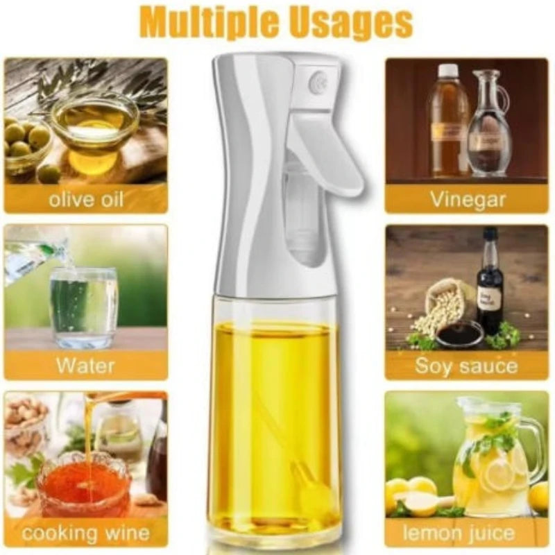 Spray Bottle Glass Kitchen Household Air Fryer Spray Bottle Edible Oil Spray Bottle Spray Bottle Atomized Mist Oil Tank