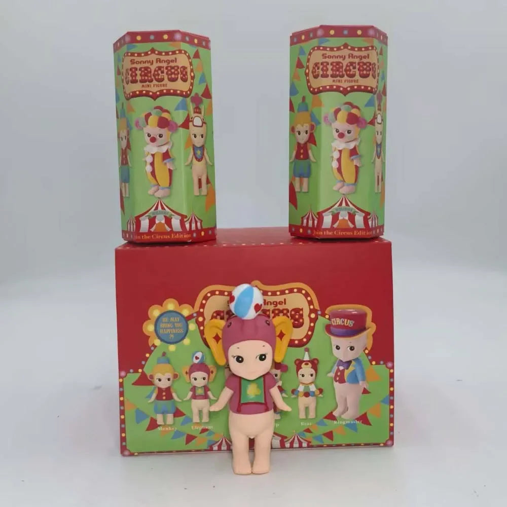 Sonny Angel Circus Series Blind box Action Figures Cute Mysterious Surprise Toy Anime Model Doll Child Christmas Gift