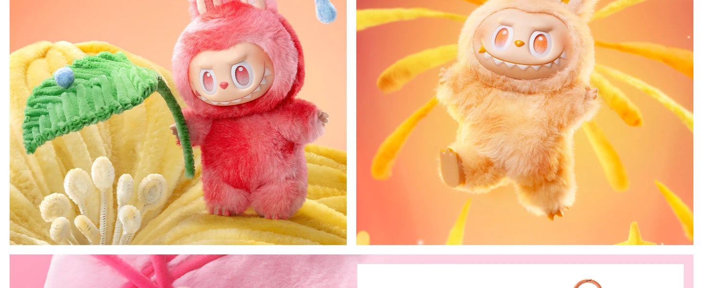 POP MART Labubu Doll The Monsters Big into Energy Series Blind Box Random Vinyl Pendant Collectible Plush Toy Figure Gift
