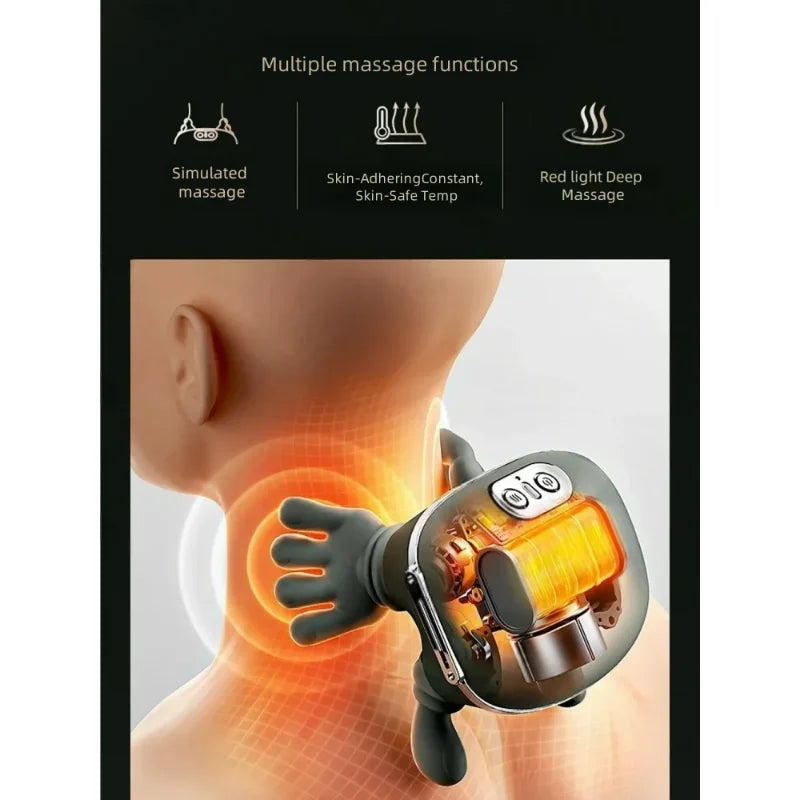 Electric Shiatsu Neck & Back Massager – Deep Kneading Muscle Relief