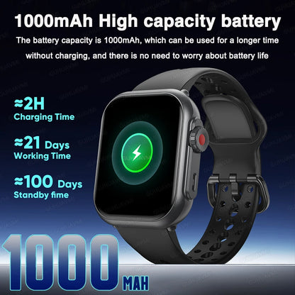 NEW Ultra 2 SE Men And Women 1000mAh AMOLED Heart Rate GPS Track 100+Sports HD call Smart Watch For IOS and Android
