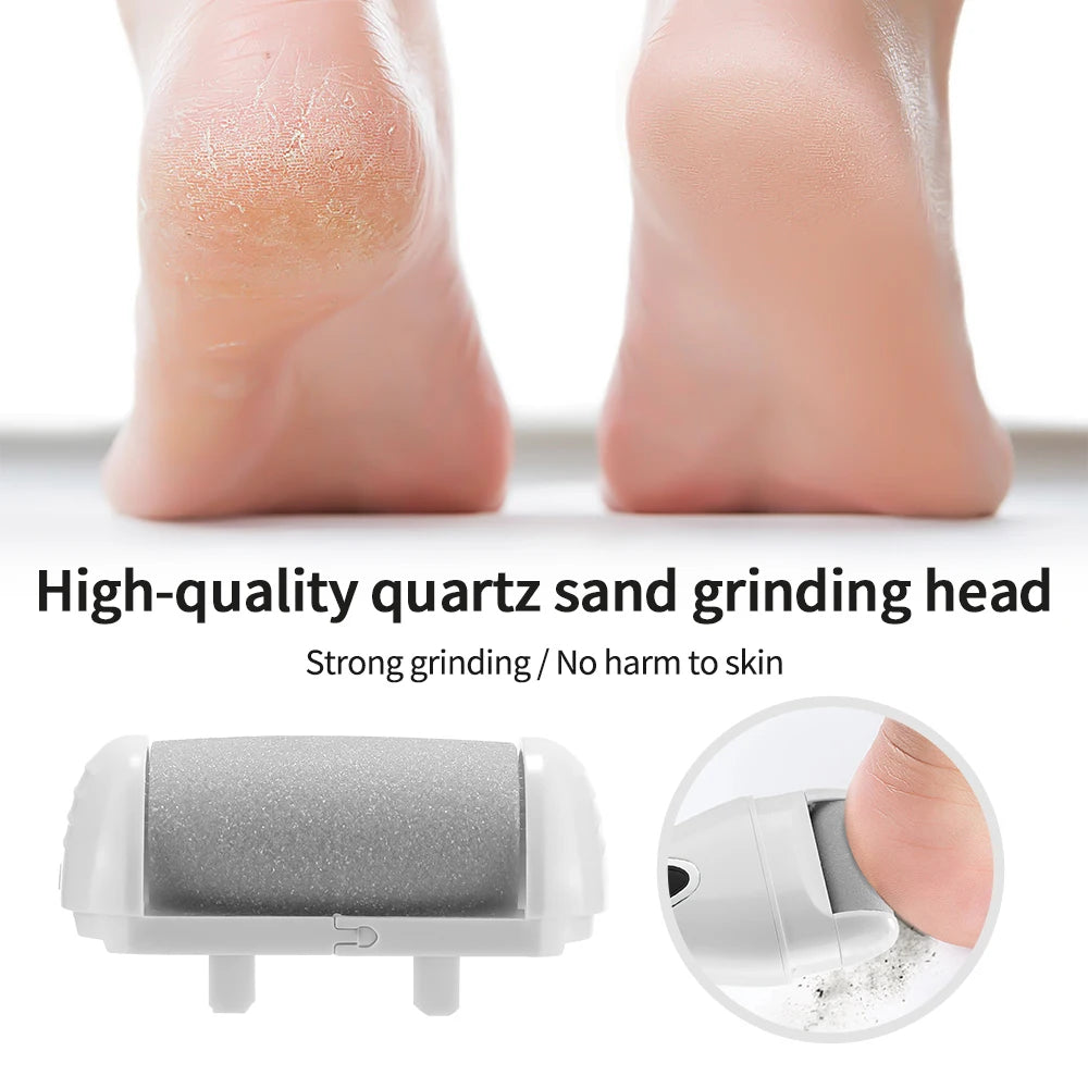 Electric Foot Grinder with Digital Display Rechargeable Callus Remover IPX4 Portable Foot File Heel Dead Skin Callu Removal Tool