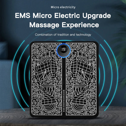 EMS Electric Foot Massager Pad | Acupoint Muscle Stimulator & Relaxation Mat