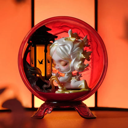 #ToyTok POP MART SKULLPANDA The Mirage Series Figures Mystery Box 1PC/9PCS POP MART Blind Box Action Figure Cute Toy
