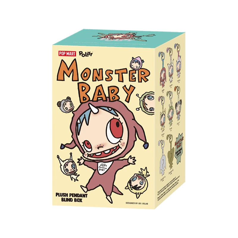 POP MART POLAR-Monster Baby Collection Series Plush Pendant Ver.1 Blind Box 1PC/6PCS