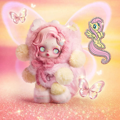 POP MART θ SKULLPANDA × My Little Pony Series Plush Doll Pendant Blind Box Mystery Box 1PC/6PCS