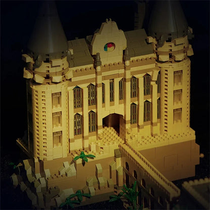 Magic Castle Medieval Architecture Building Set Creative Technical Assembly Bricks MOC Kit Gift Adults Kids Holiday