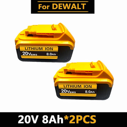 Original for DEWALT 20v/60V battery DCB606 DCB609 DCB182 DCB205 DCB206 DCB209 power tool 18V battery 6AH 9AH battery.