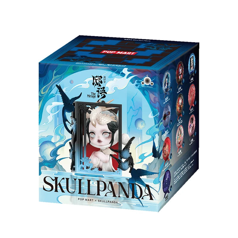 #ToyTok POP MART SKULLPANDA The Mirage Series Figures Mystery Box 1PC/9PCS POP MART Blind Box Action Figure Cute Toy