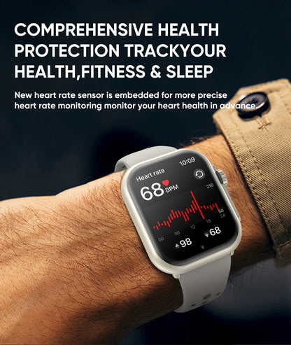 NEW Ultra 2 SE Men And Women 1000mAh AMOLED Heart Rate GPS Track 100+Sports HD call Smart Watch For IOS and Android