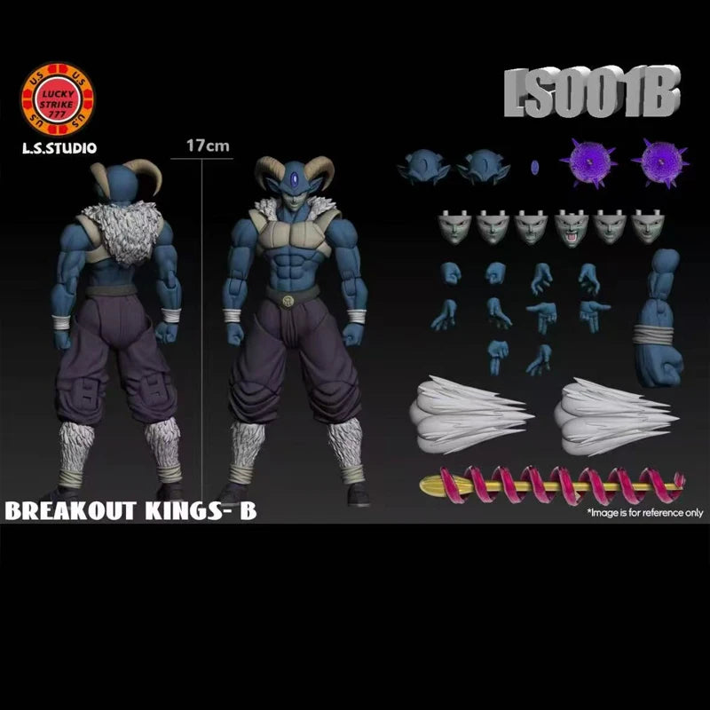 In Stock L.S.Studio Dragon Ball Super Moro Figure Breakout King A B Anime Action Figures MORO Agent Killer Model Toys Gifts
