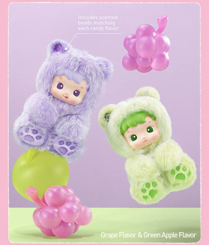 POP MART HACIPUPU Gummy Bear Series-Vinyl Plush Pendant Mystery Box 1PC/6PCS POP MART Blind Box